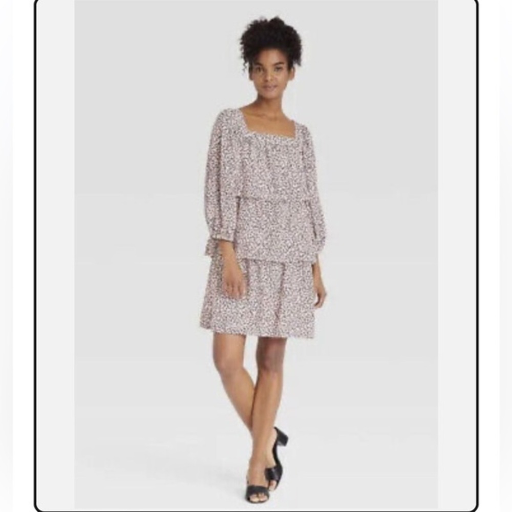 Who What Wear Romantic Boho Smocked Mini Dress S – NWT